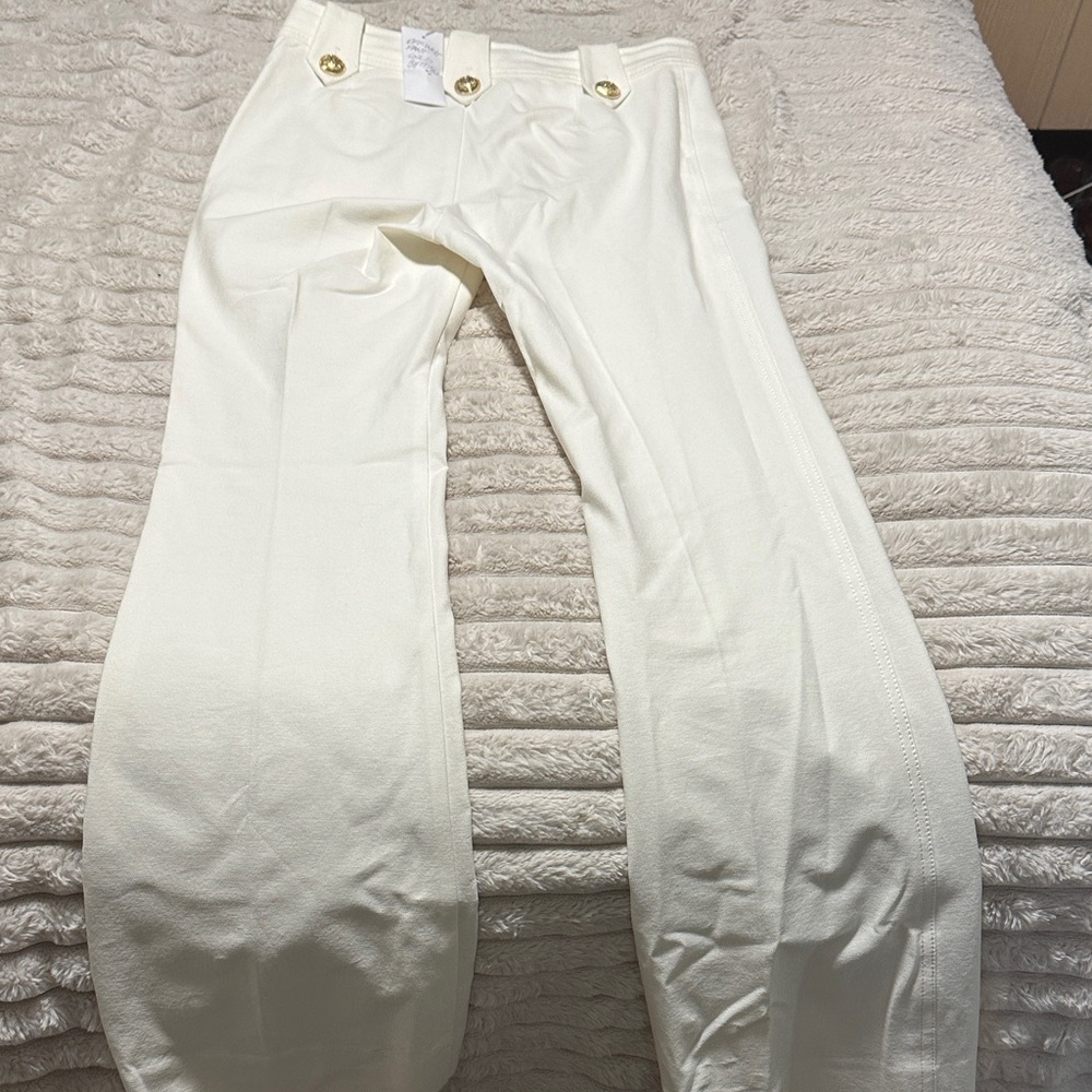 10 Crosby Derek Lam Cream Pants
